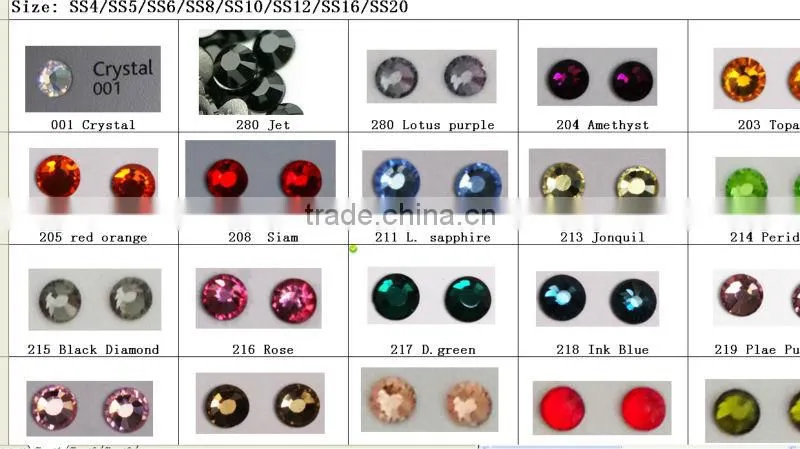 2.5mm V-BOTTOM Rhinestone Studs-for nail art, wholesale
