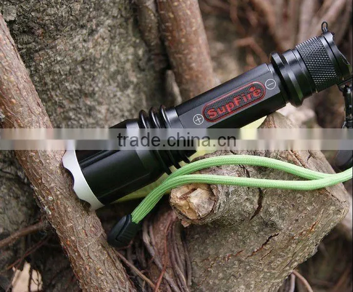 Supfire using Q5 rechargerable flashlight
