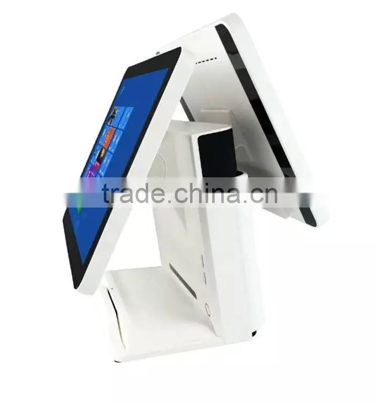 (Gc066) Double touch screen pos system retail pos system with MSR android ordering pos system