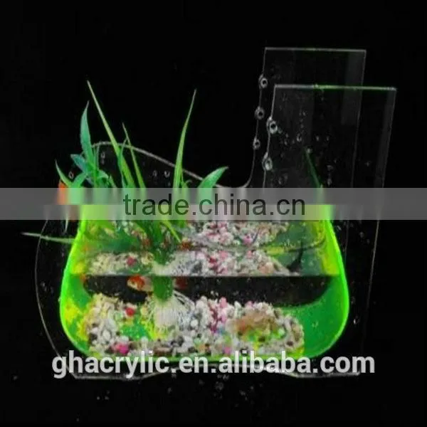 GH-RZ614 High quality acrylic fish bowl wholesale,customized acrylic fishbowl