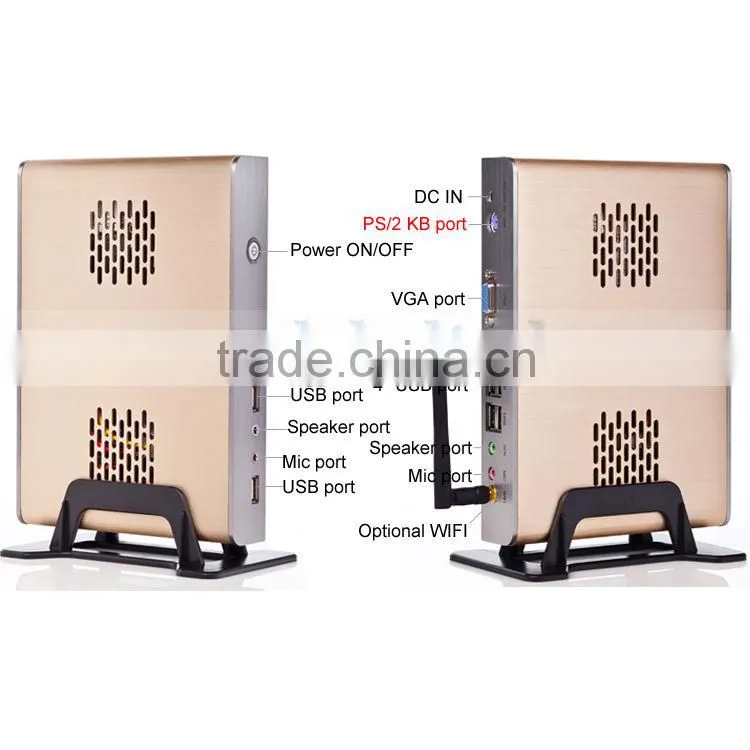 Fanless pc/industrial pc/Mini pc server/Thin Client