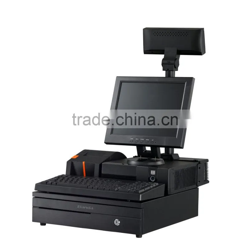 Retail supermarket cash register/restaurant POS system| terminal with barcode scanner