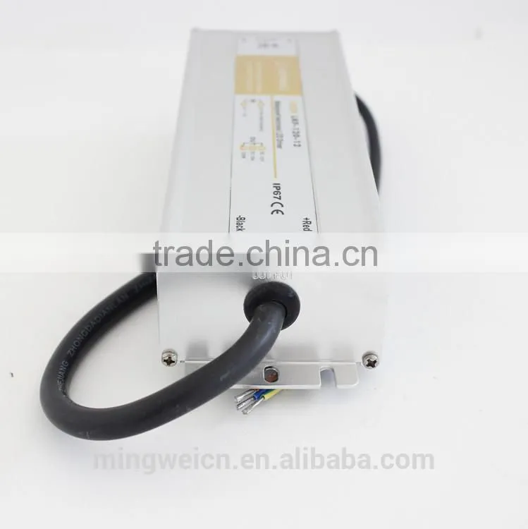 hot sale mingwei brand 120W Output Power and 110-230V Input Voltage waterproof led power supply