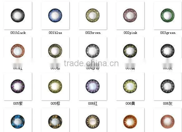 crystal big eyes color contact lens shining contact lenses