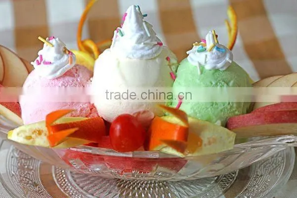 CE Approved three colour soft serve ice cream machine