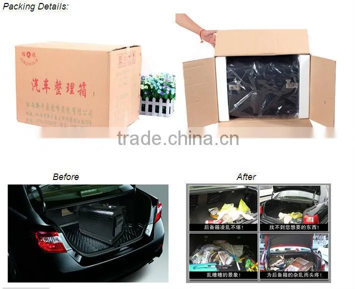 2014 unique toy leatehr car back seat organizer