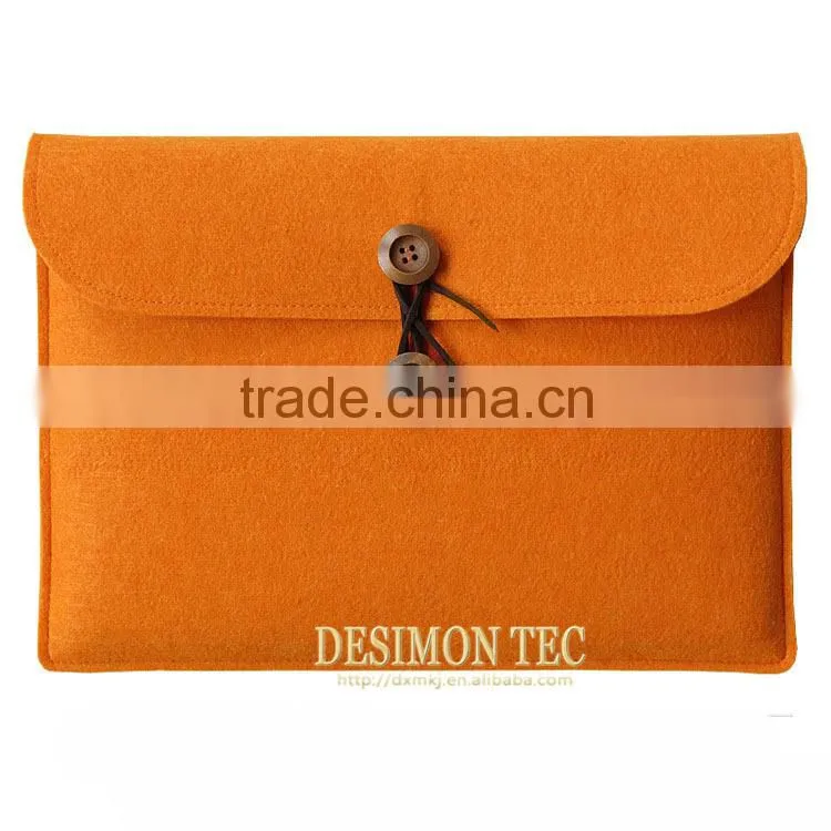 high quality universal envelope hair felt tablet pc bag custom shenzhen