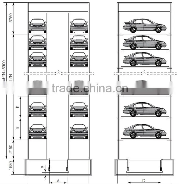 smart parking system price car parking garage system tower smart car parking garage