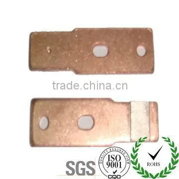 Earthing terminal metal parts for switch relay