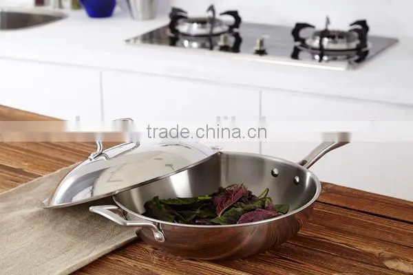 Charms Tri-ply divided frying pan