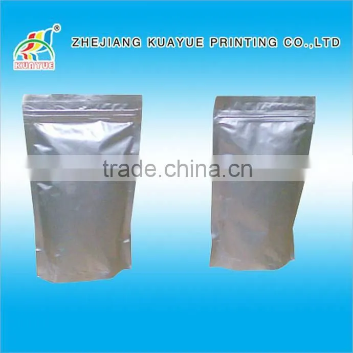 Customized New High Quality Stand up Alufoil Zipper Pouch