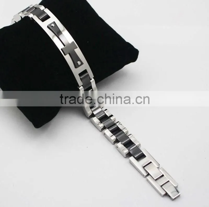 2016 Newest Fashion Stainless Steel Biker Chain Bracelet Men