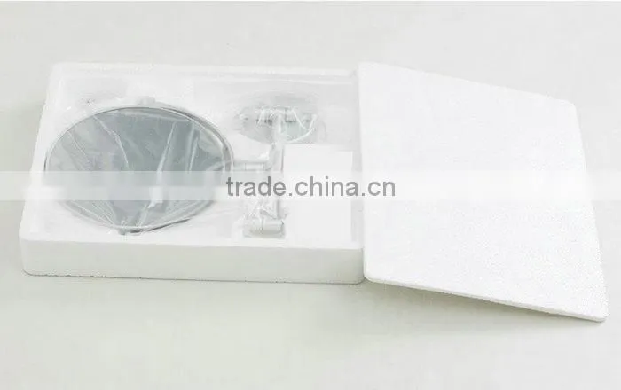 Top quality chromed 360 rotating wall mounted Cosmetic Mirror Bathroom Makeup Mirror Double Faced Bath Mirrors