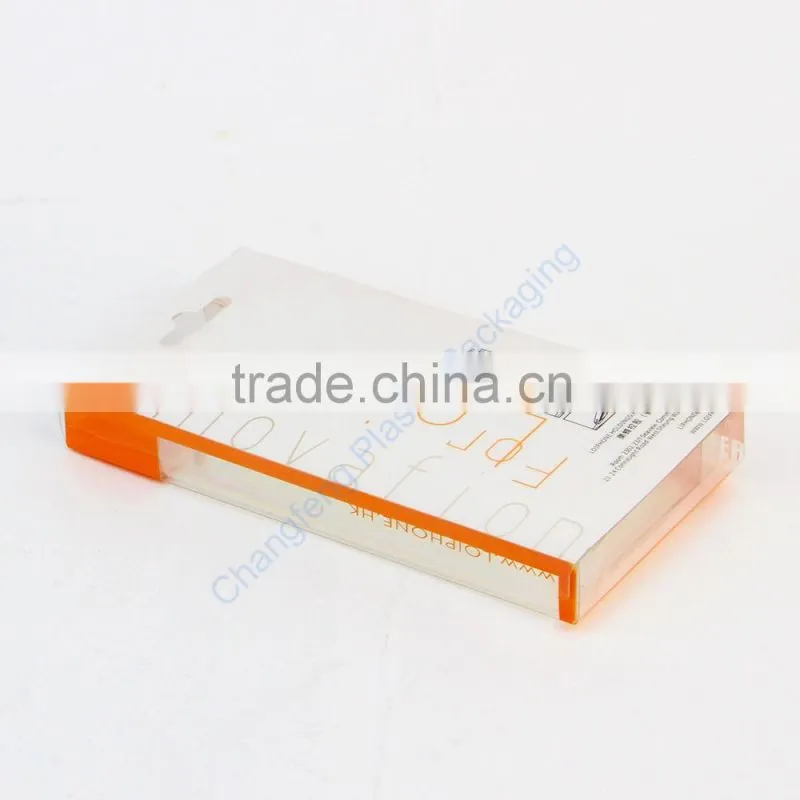 Pet plastic box for cell phone case packaging
