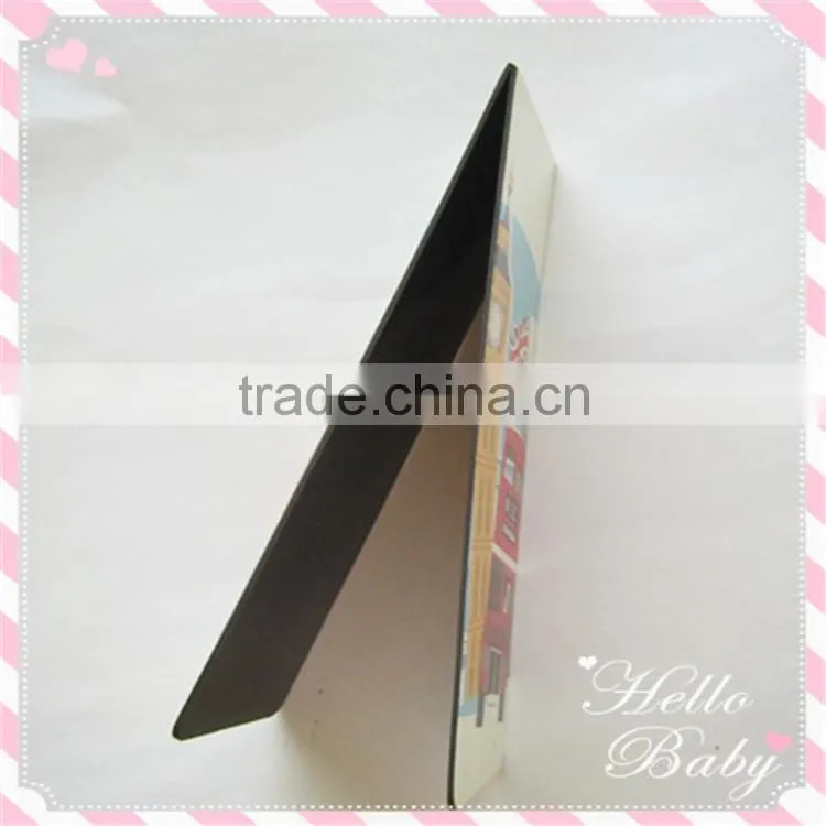 China manufacturer wholesale custom folding magnet bookmark , neccessary stationery for students