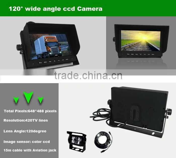 car camera system 7 inch hdmi input car monitor for car/bus/truck