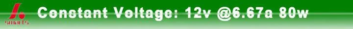 100v-265v ac to 12v dc 80w led power supply for led strip light
