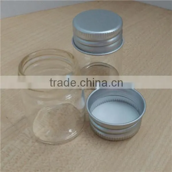 30*40mm aluminum cap medical bottle , pill bottle, glass bottle