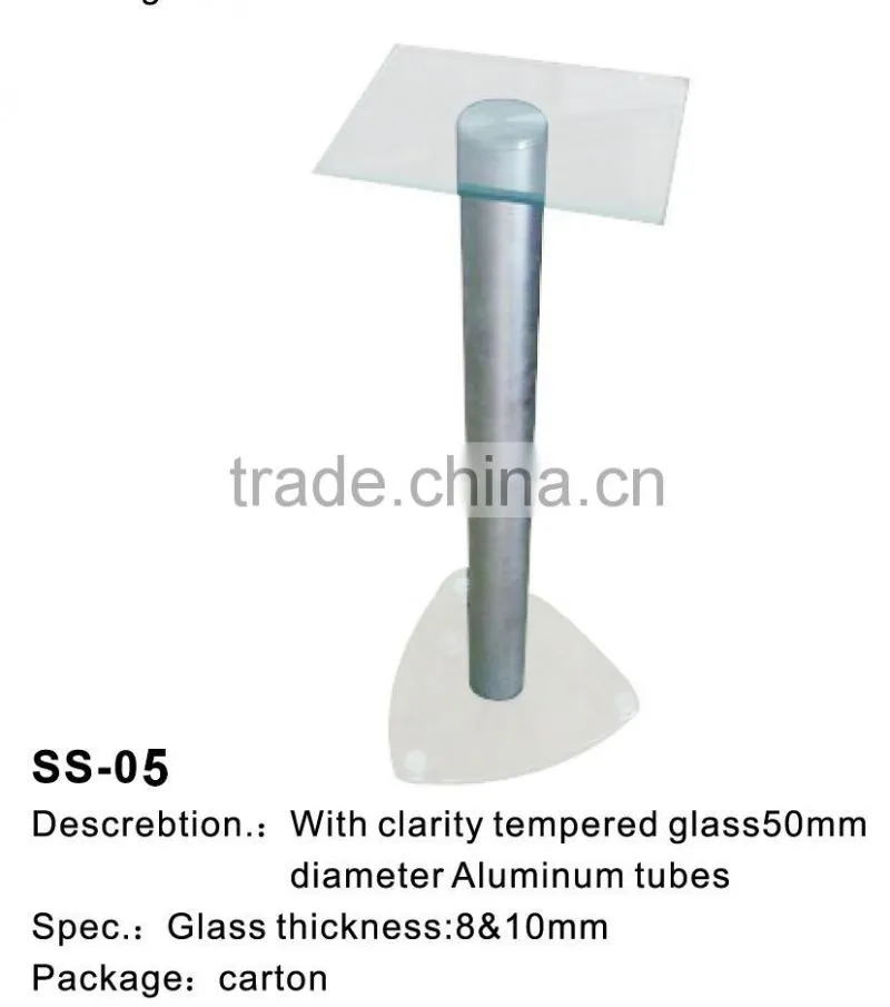 unique glass audio speaker mount