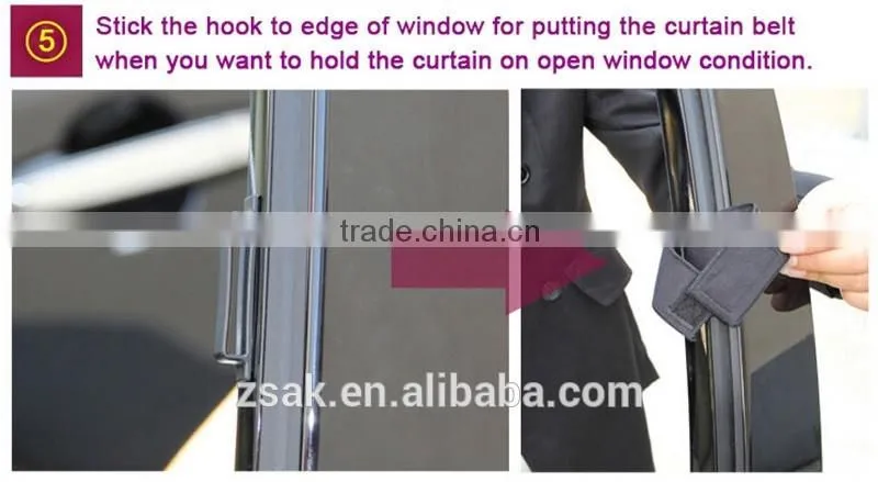 Window curtain mesh fabric material car side sunshade