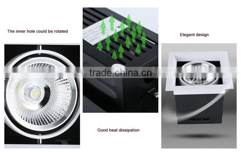 One Head 12W COB LED Grill Light Ceiling Light