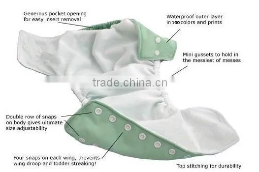 Alva One Size Fits All Baby Cloth Diapers Cheap Cloth Baby Diapers