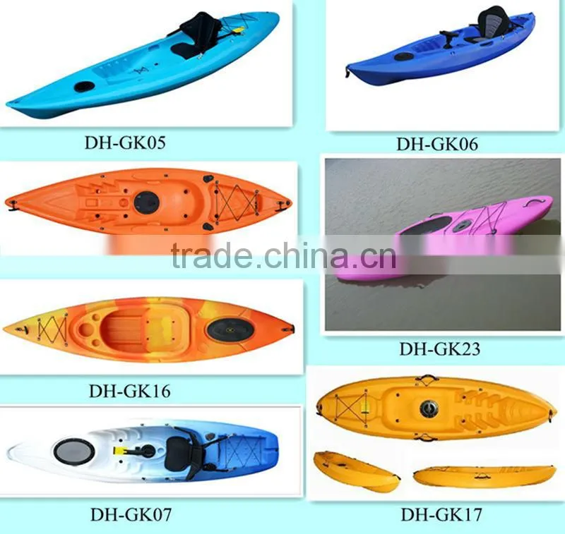 Kayak with motor for fishing with white and green mixed color