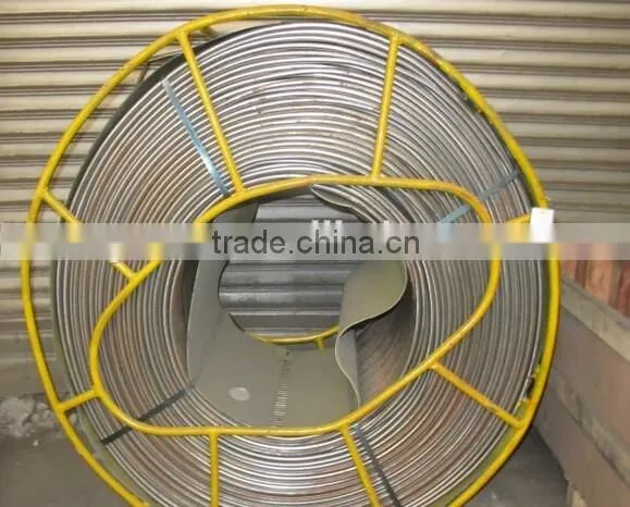 Inoculant pure Ca/C/CaSi/TiFe cored wire used in steelmaking