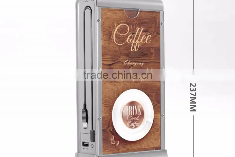 Factory Prices Universal Public Power Bank OEM Advert Service for Bar/Coffee Room/KTV/Restaurant HY-C201