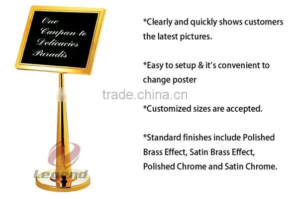Floor Standing Sign Stand Menu Display Stand