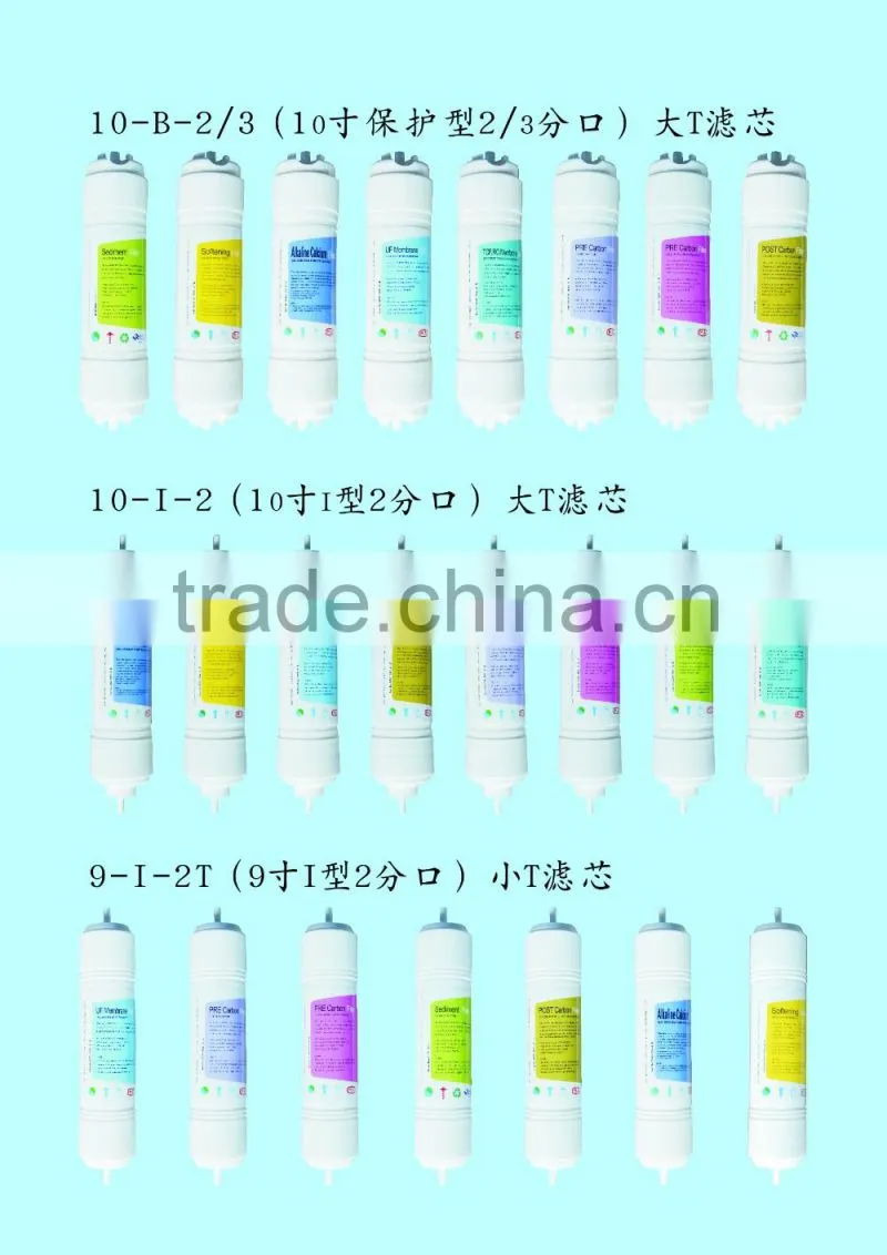 Post-Carbon water Filter with 3/8 Quick Connector/activated carbon water filter