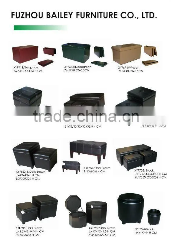 Fabric leopard round ottoman stool
