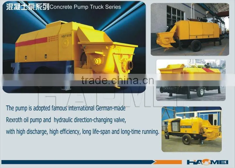 HBT100S2116-181R Trailer Concrete Pump with lowest price