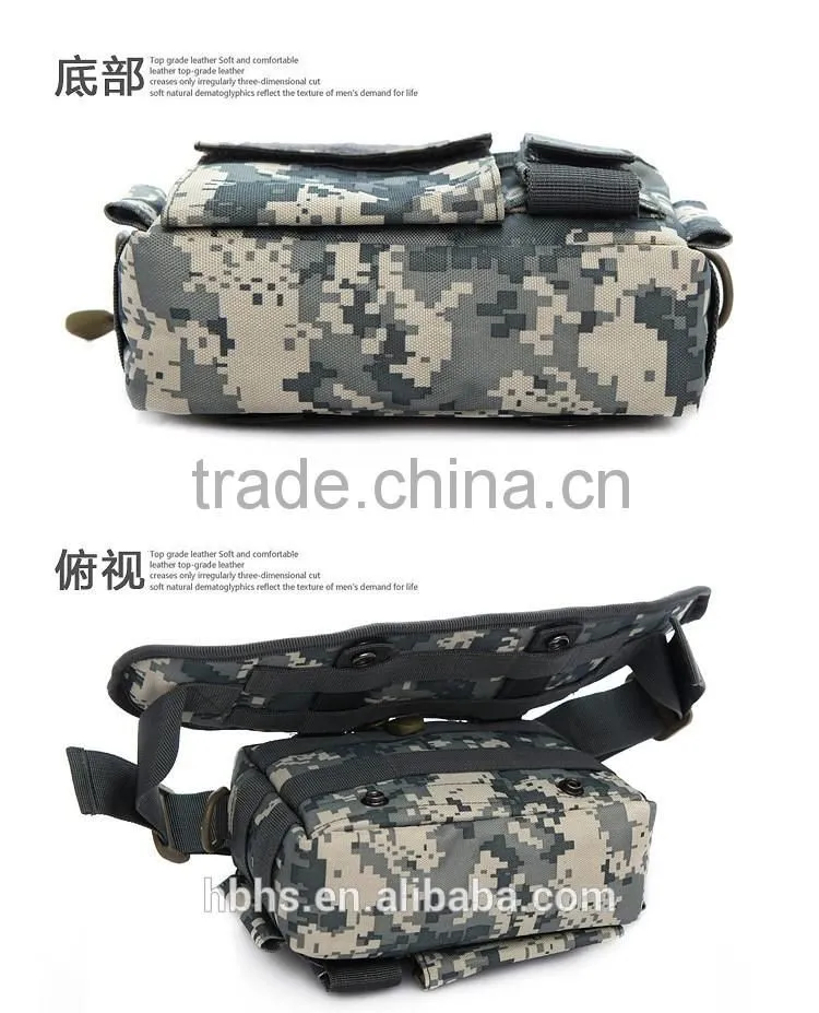 Canvas military small message sport waist bags