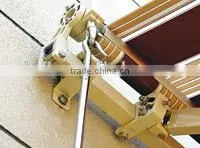 PU Coated Sail Finishing manual Operation Method sun shade canopy retractable awning
