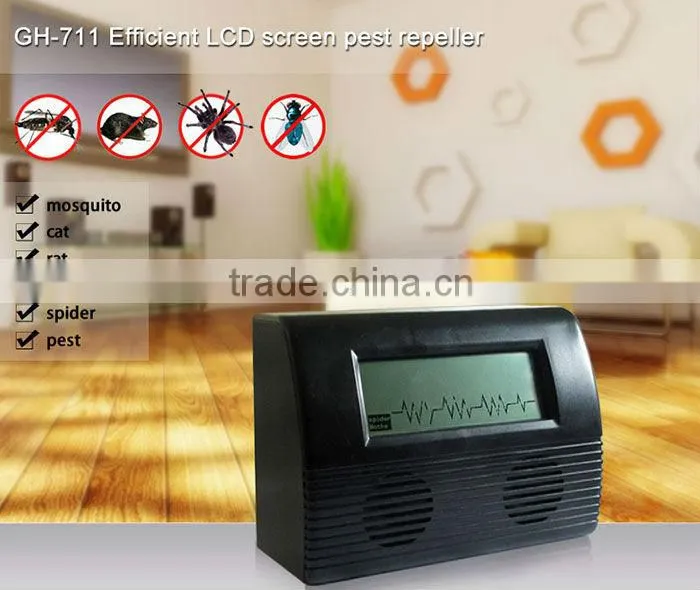 GH-711 LCD displayable ultrasonic pest control
