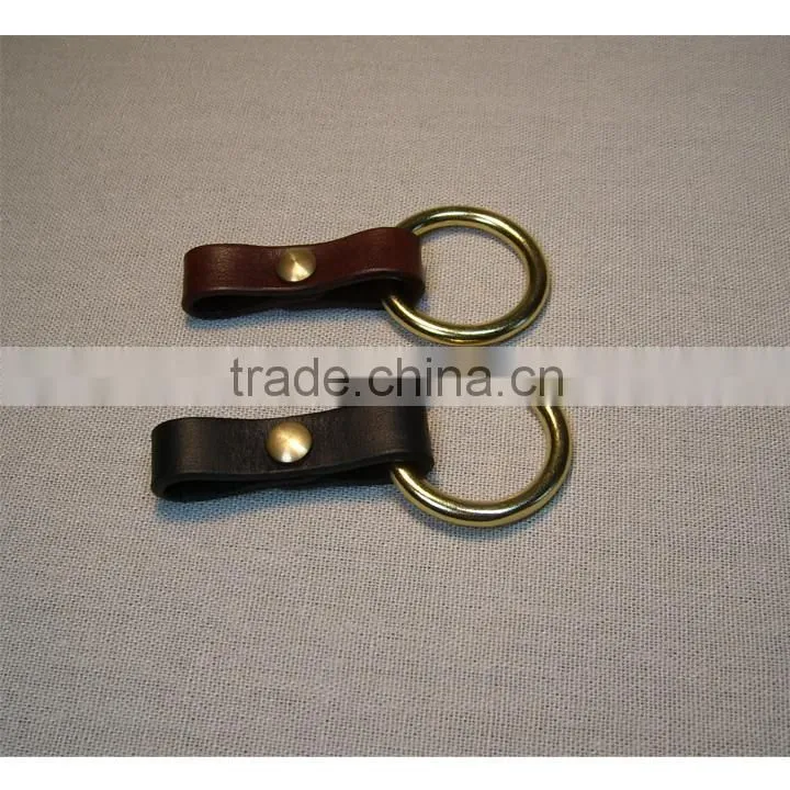 Fashion Leather Key Chain Handmade Cars Key Chain, Copper Ring Key Ring