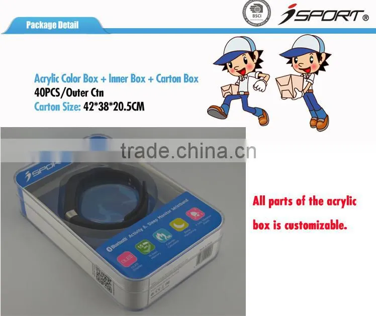 Wearable Technology IOS Android OLED Smart Bluetooth HRM Bracelet