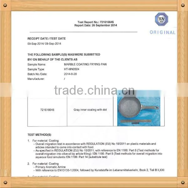 Forged Aluminum non stick marble induction cooking pots