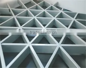 Water Proofing Aluminum Commercial Suspended Metal Grid Open Cell Ceiling