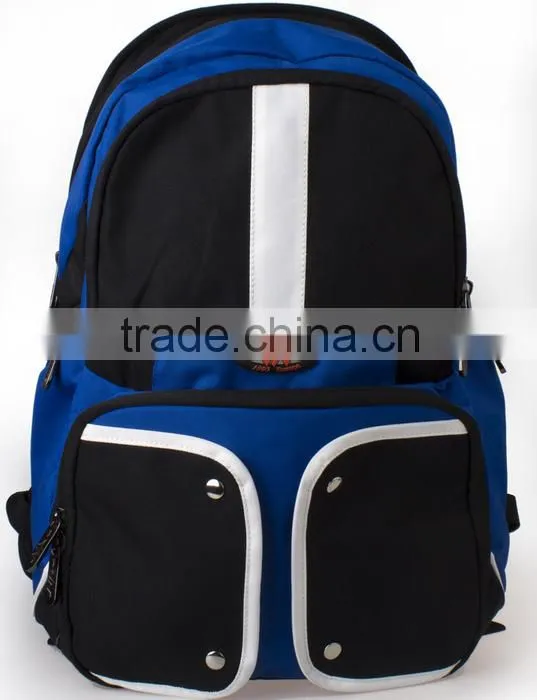 Factory 600D high school backpack for travel hiking backpack