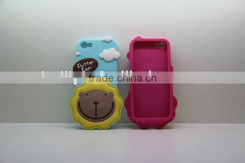 3D Animal Silicone Mobile Cell Phone Cases Accessories