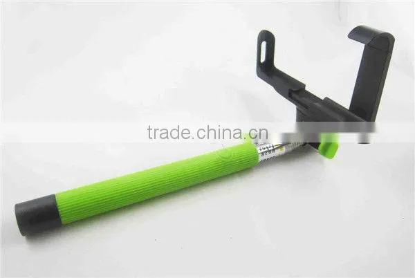KJstar Mobile Phone Handheld Monopod with Built-in Shutter Release for Self-shooting