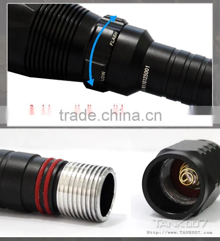 diving light ourdoor searching torch XR-E Q5 flat led flashlight