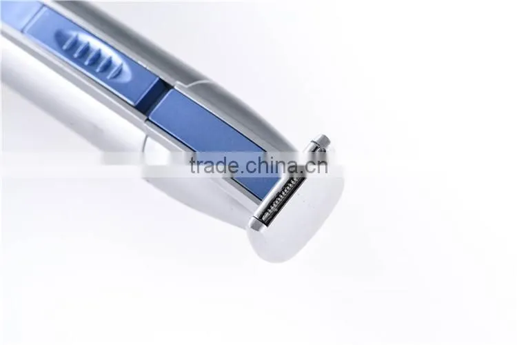 Steel cutting blades electric trim nose and ear hair trimmer
