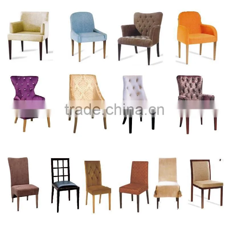 Hotel wooden armrest chair