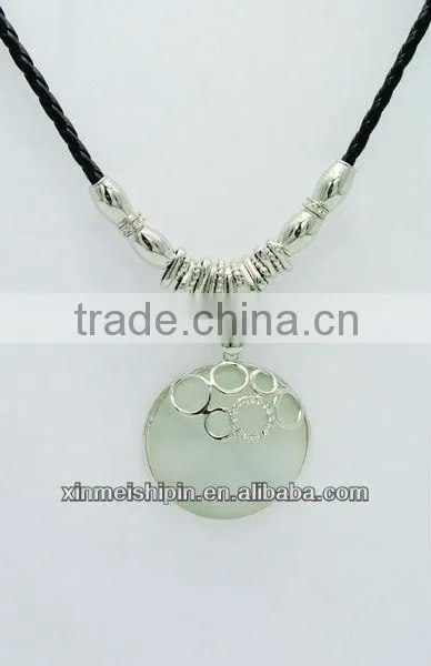 18K Gold Plating necklace & crystal Cat-eyes stone China jewelry LN021-3