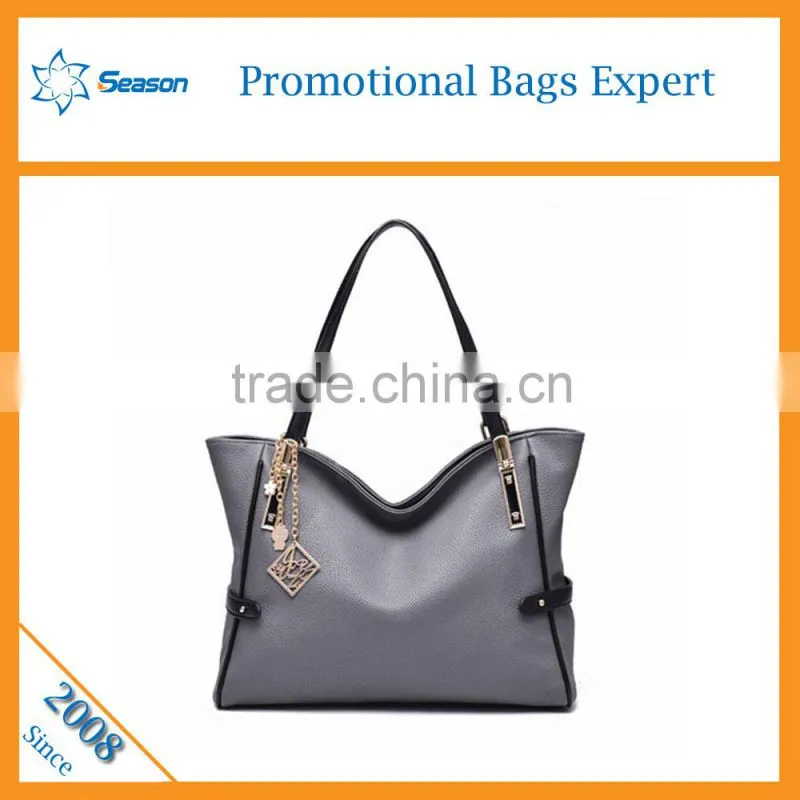 New Arrival Women's leather Tote Shoulder bag plain handbags ladies 2016