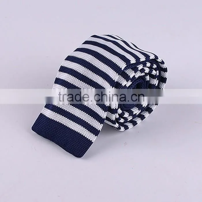 Cotton Knitted Neckties,Hand Knitted Ties,Strip Neckties