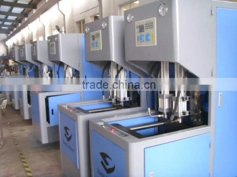 1100bph semi-auto small plastic bottle making machine
